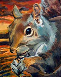 orange squirrel
